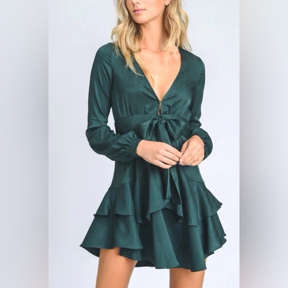 The Impeccable Pig Sz Small Emerald Green Dress
